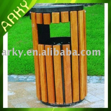 Высококачественная деревянная мусорная корзина